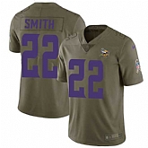 Nike Vikings 22 Harrison Smith Olive Salute To Service Limited Jersey Dzhi,baseball caps,new era cap wholesale,wholesale hats